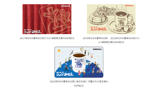 コメダホールディングス(3543)の株主優待